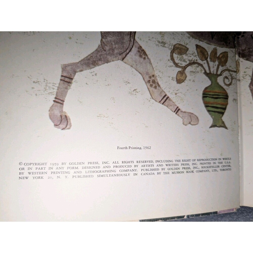 Vintage 1959 Golden Treasury of Myths & Legends Deluxe Edition Illustrated HC - Picture 12 of 14